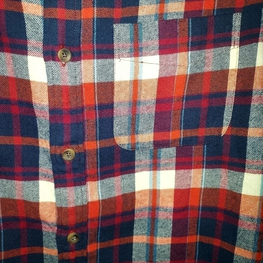 J. Crew  Plaid Flannel Button Down Shirt Size S Slim